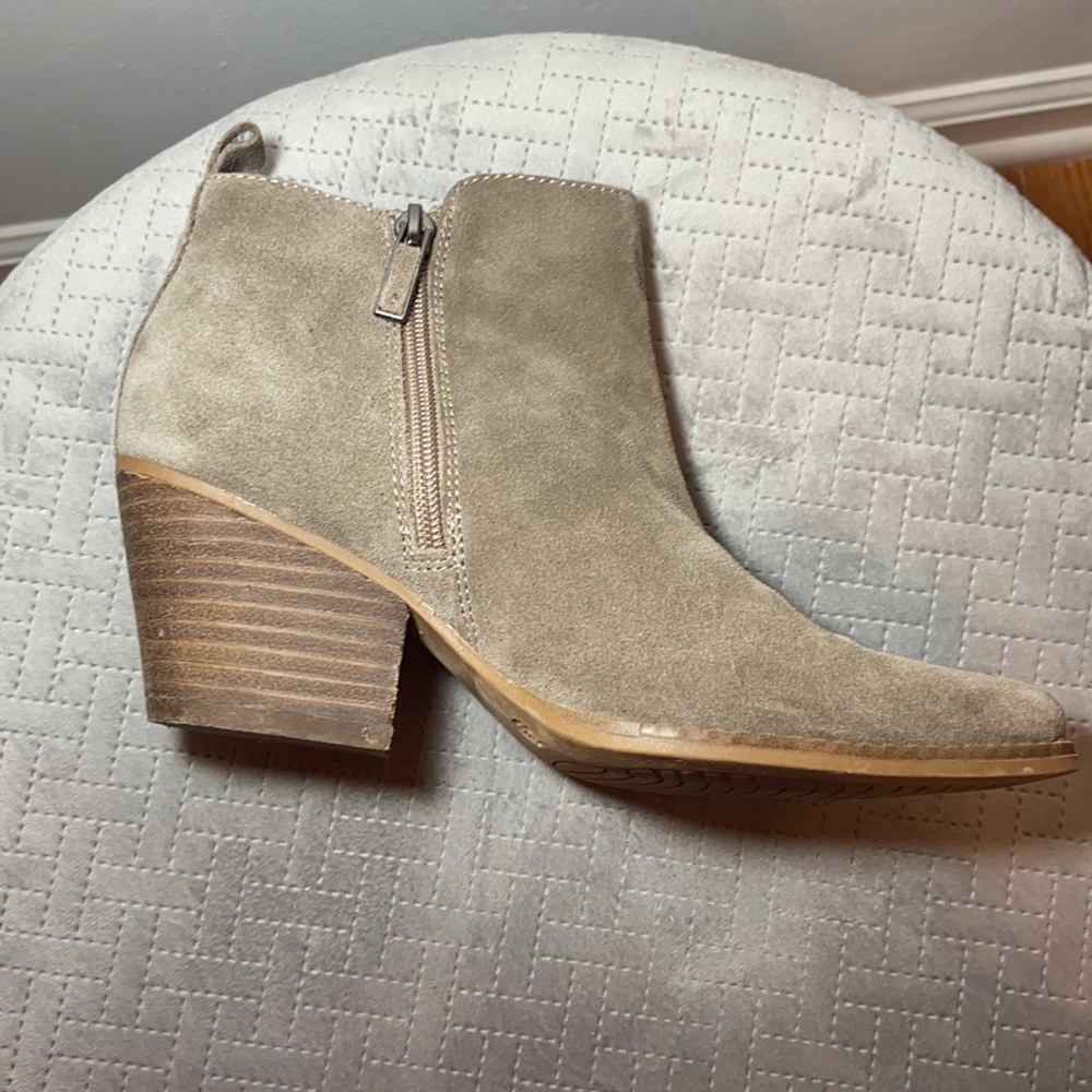 Franco Fortini Ankle Booties with heel TAUPE - Picture 3 of 13